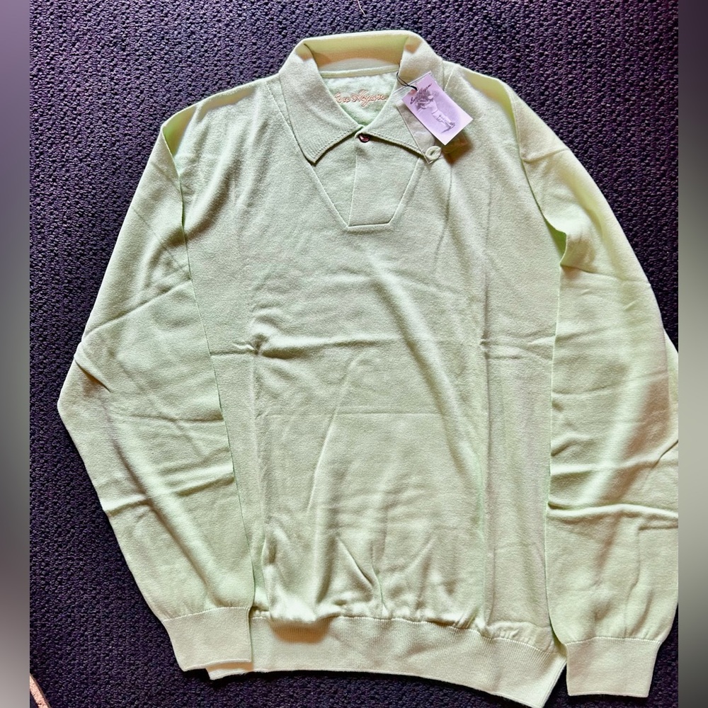Men's Ben Hogan Light Green Sweater
